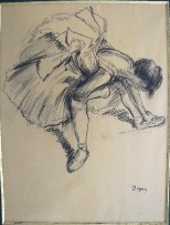 Edgar Degas - Ballet dancer stretching